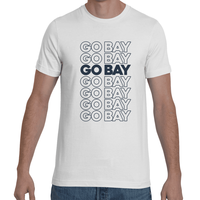 Go Bay Stacked Unisex Jersey T Shirt