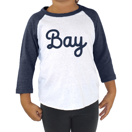 Bay TriBlend Toddler Raglan Baseball Tee