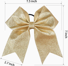Load image into Gallery viewer, St. Raphael Spirit Gold Hair Bow