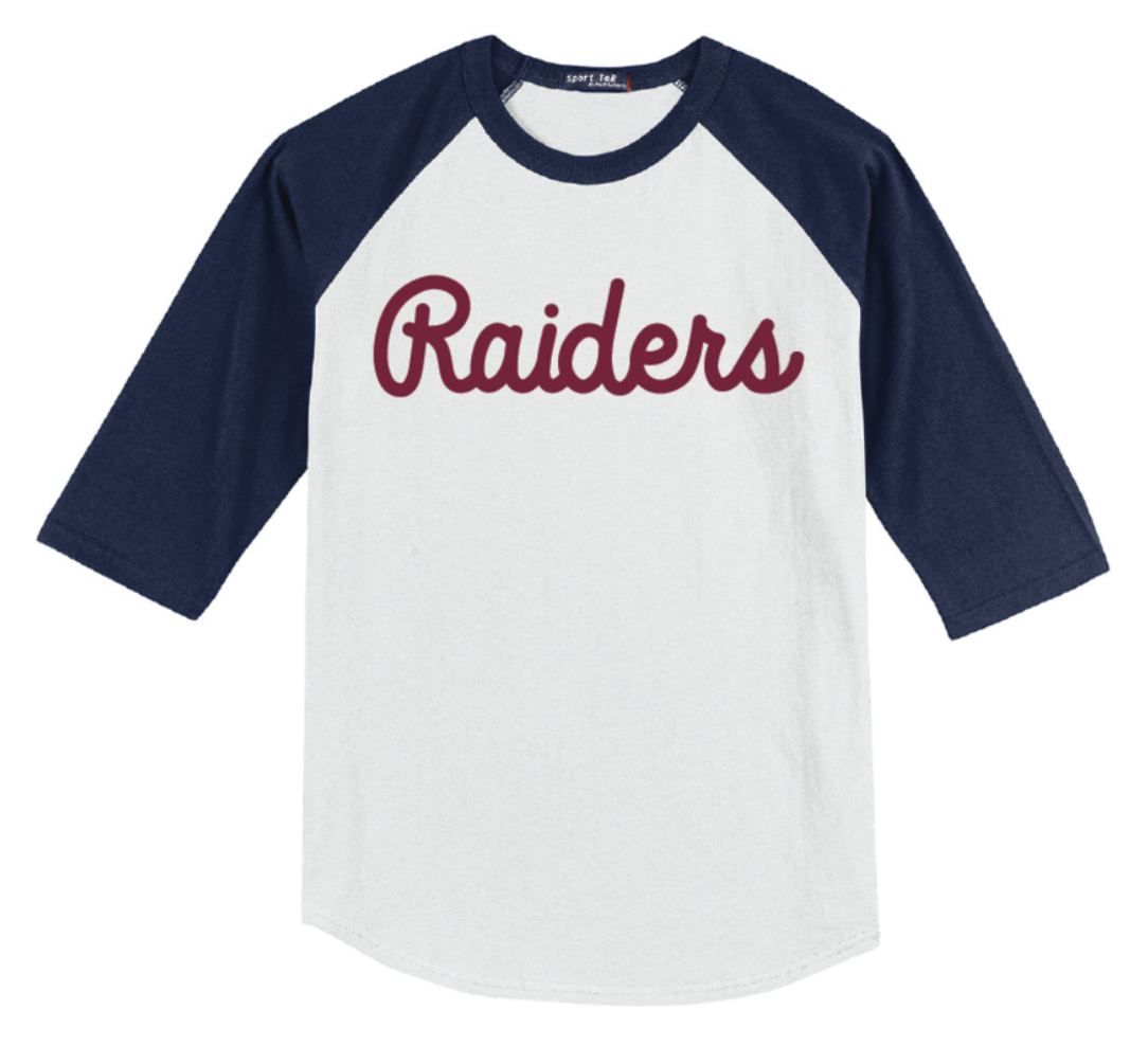 Raiders Youth Jersey Raglan – Townies Apparel