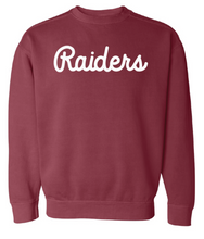 Load image into Gallery viewer, St. Raphael Raiders Script Crewneck Sweatshirt