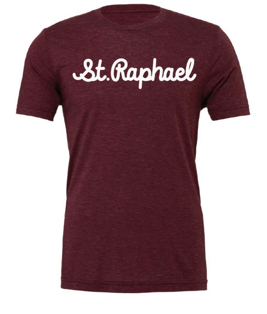 St. Raphael Script Unisex Tee