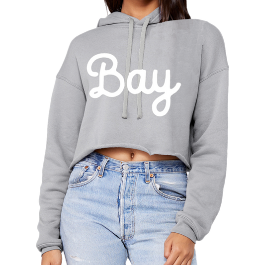 Women's Script Bay Cropped Hoodie