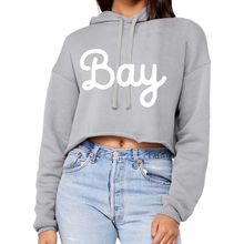 Load image into Gallery viewer, Women&#39;s Script Bay Cropped Hoodie