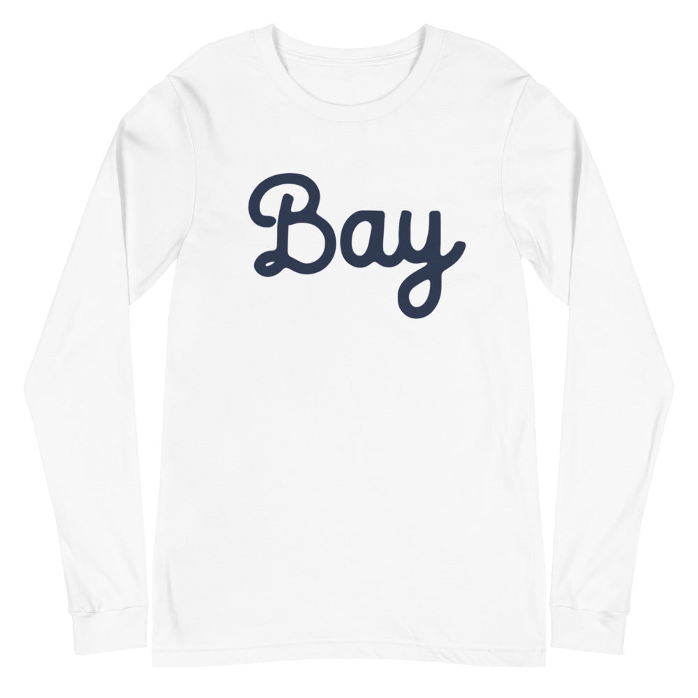 Bay Script Unisex Jersey Long Sleeve Tee