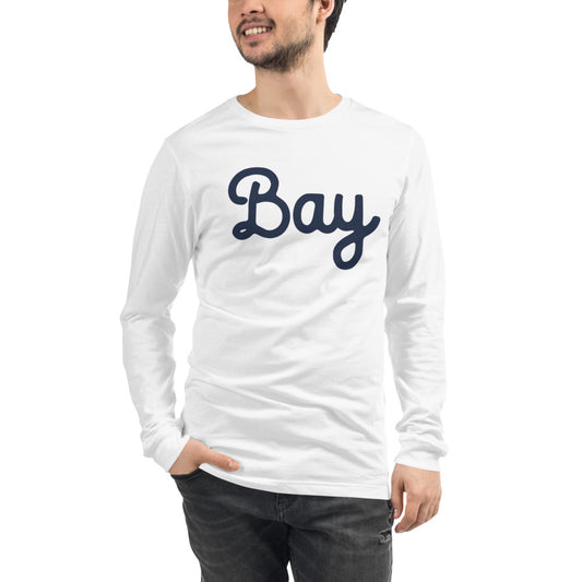 Bay Script Unisex Jersey Long Sleeve Tee