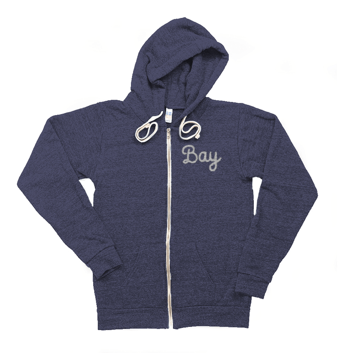 Bay Unisex TriBlend Zip Hoodie