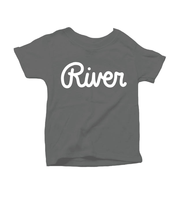 River Script Eco Triblend Infant T Shirt