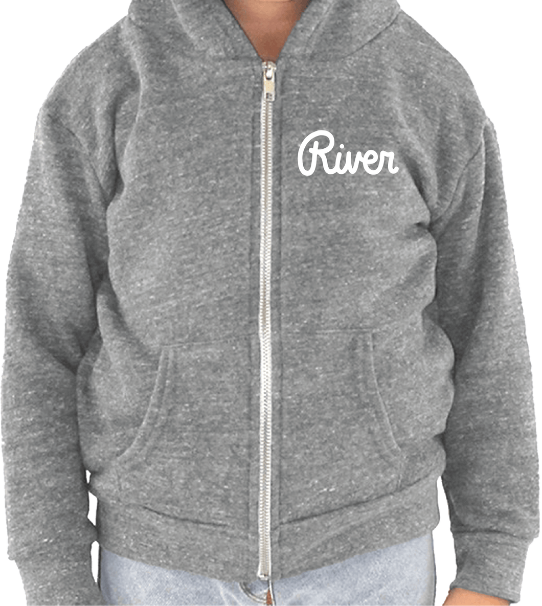 River Script Infant Zip Hoodie